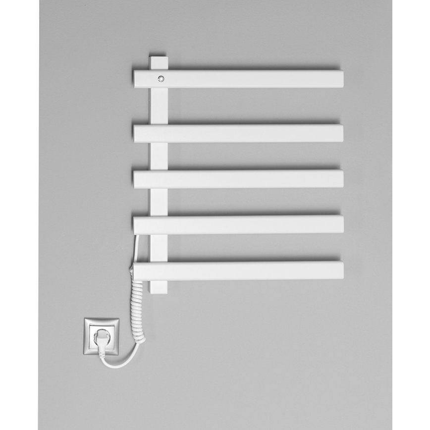 Sapho - Elektrischer Handtuchwärmer ELCOR 63W 52x48 cm mattweiß