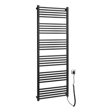 Sapho - Elektrischer Handtuchwärmer METRO-E 800 W 162 x 60 cm matt schwarz