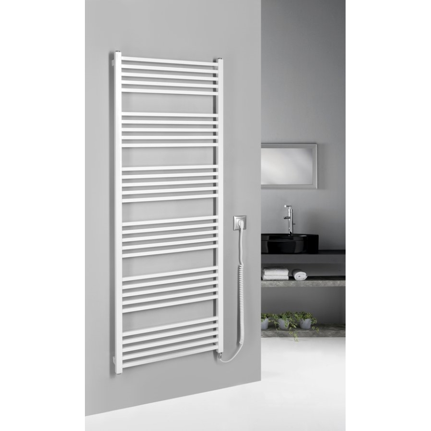 Sapho - Elektrischer Handtuchwärmer METRO-E 800W 162x60 cm weiß