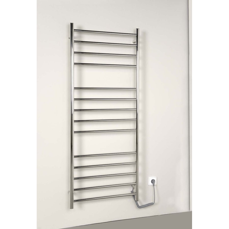 Sapho - Elektrischer Handtuchwärmer REDONDO 130W 116x63 cm glänzender Chrom