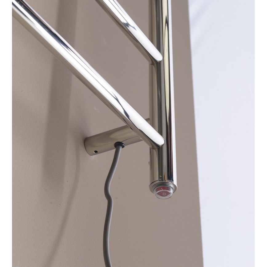 Sapho - Elektrischer Handtuchwärmer REDONDO 130W 116x63 cm glänzender Chrom