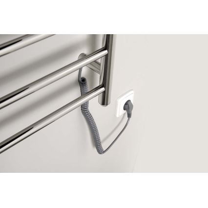 Sapho - Elektrischer Handtuchwärmer REDONDO 130W 116x63 cm glänzender Chrom