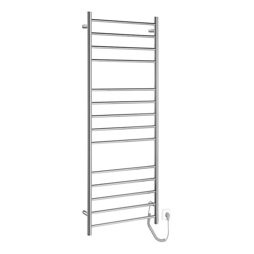 Sapho - Elektrischer Handtuchwärmer REDONDO 130W/230V 150 cm glänzender Chrom rechts rund