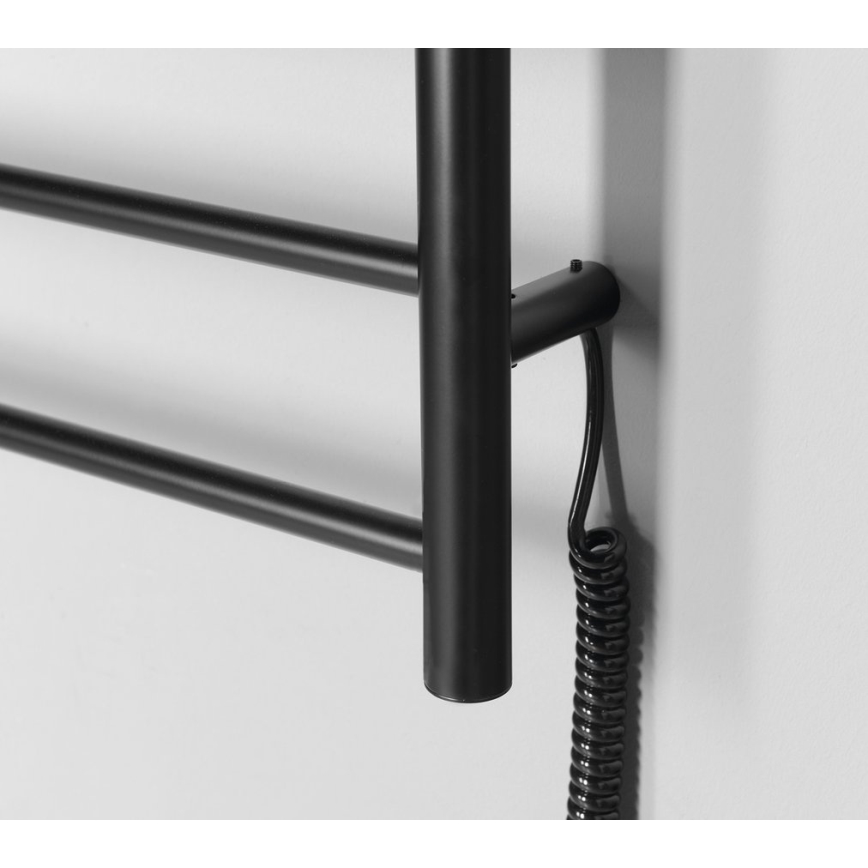 Sapho - Elektrischer Handtuchwärmer REDONDO 130W/230V 63x116 cm matt schwarz