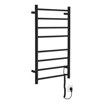 Sapho - Elektrischer Handtuchwärmer REDONDO 75W 90x50 cm matt schwarz