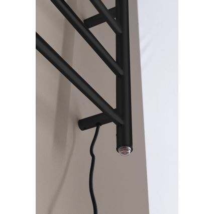 Sapho - Elektrischer Handtuchwärmer REDONDO 75W 90x50 cm matt schwarz