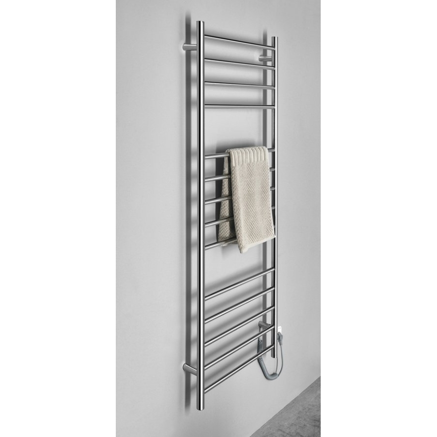Sapho - Elektro-Handtuchhalter REDONDO 130W/230V 150 cm glänzendes Chrom rechts rund