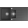 Sapho - Küchenspüle 100x50 cm Granit/schwarz