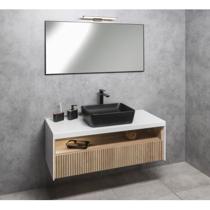 Sapho - Spiegel im Rahmen AROWANA 50x80 matt-schwarz