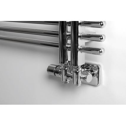 Sapho - Thermostatischer Anschlusssatz für Mittelanschluss TWIN COMBI links/Hochglanzchrom