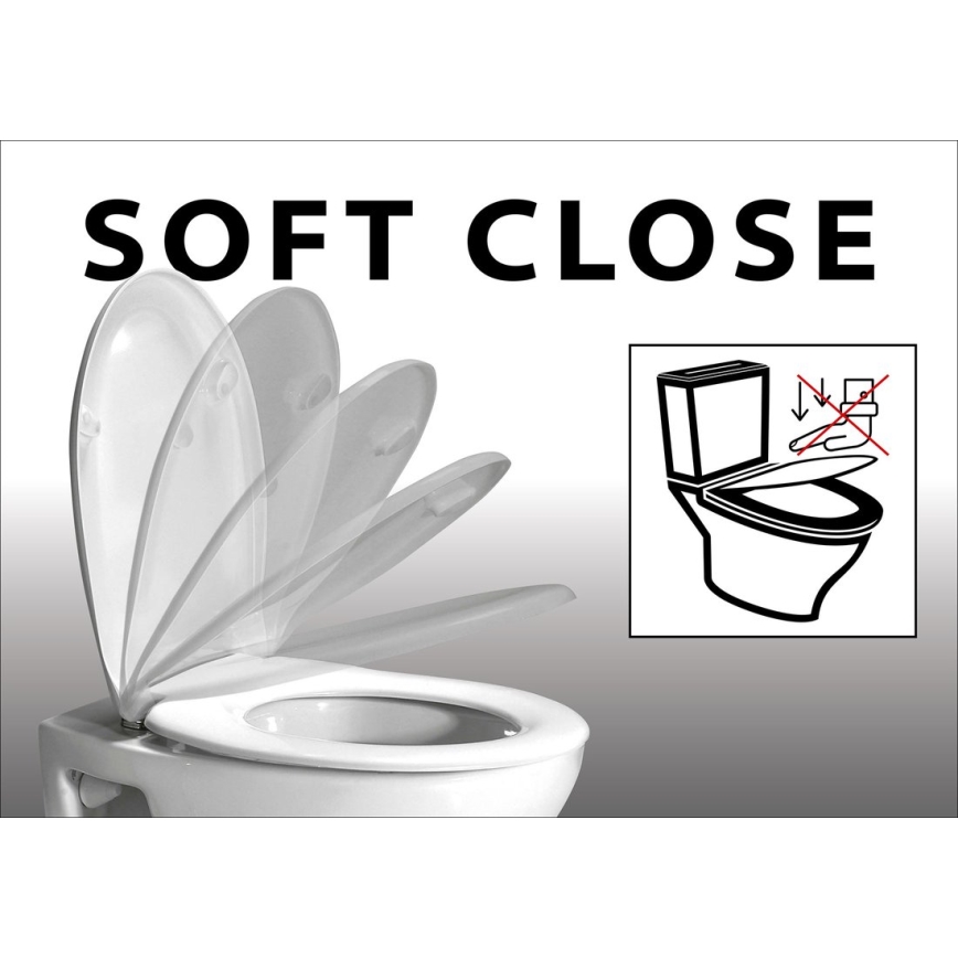 Sapho - Toilettensitz LISA SoftClose weiß