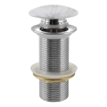 Sapho - Waschbeckenablauf BLOK Ø 6,6 cm carrata/weiß