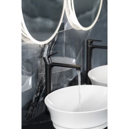 Sapho - Waschbeckenarmatur PAX 31,5 cm matt schwarz