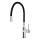 Sapho - Wasserhahn/Armatur mit flexiblem Arm SILI schwarz/Messing