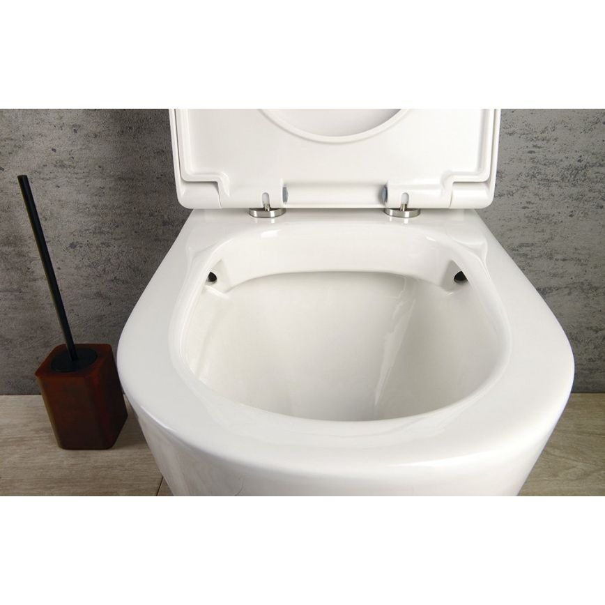Sapho - WC-Kombi TURKU Boden-/Wandanschluss Keramik/Weiß