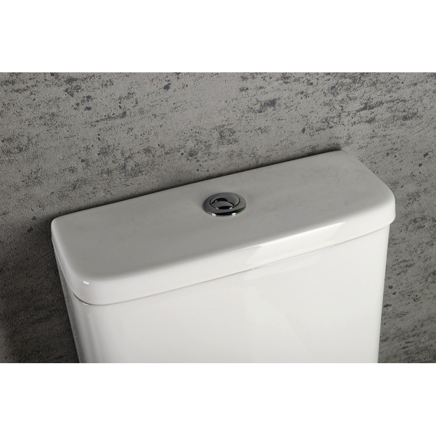 Sapho - WC-Kombi TURKU Boden-/Wandanschluss Keramik/Weiß