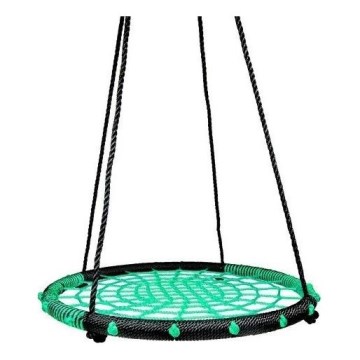 Schaukel Ø 80 cm schwarz/grün