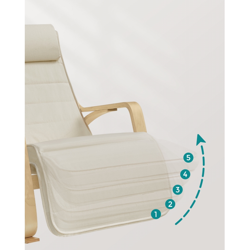 Schaukelstuhl RESTLY beige