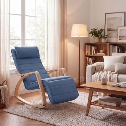 Schaukelstuhl RESTLY, blau