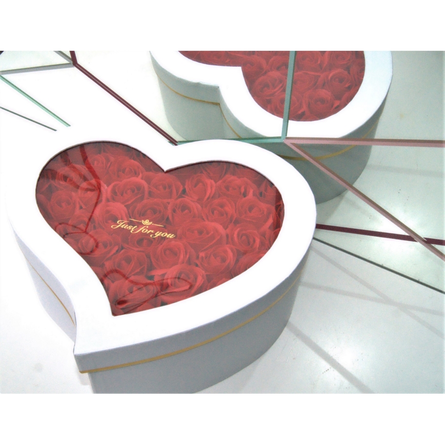 Schaumstoff Rose HEART RED