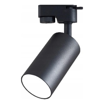 Schienenstrahler für 1-phasiges Stromschienensystem 1xGU10/10W/230V schwarz