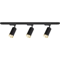 Schienenstrahler im Schienensystem MICA 3xGU10/10W/230V schwarz/gold