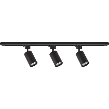 Schienenstrahler im Schienensystem TIGER 3xGU10/10W/230V schwarz