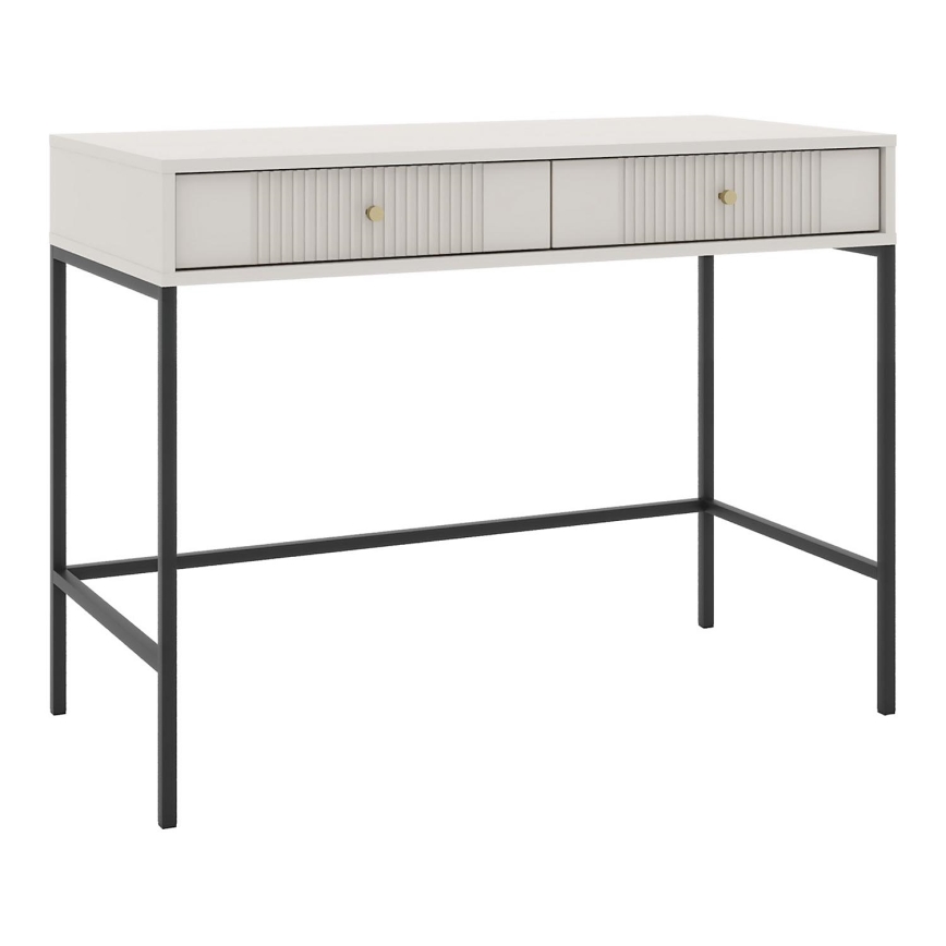 Schminktisch LUE Beige/Schwarz