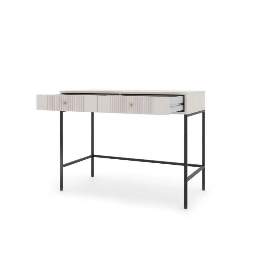 Schminktisch LUE Beige/Schwarz