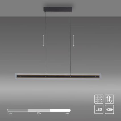 Schöner Wohnen 11316-18 - LED dimmbare Pendelleuchte an Kabel LENA LED/32W/230V schwarz