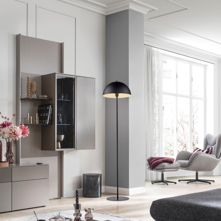 Schöner Wohnen 11727-18 - Stehleuchte ALI 1xE27/25W/230V schwarz