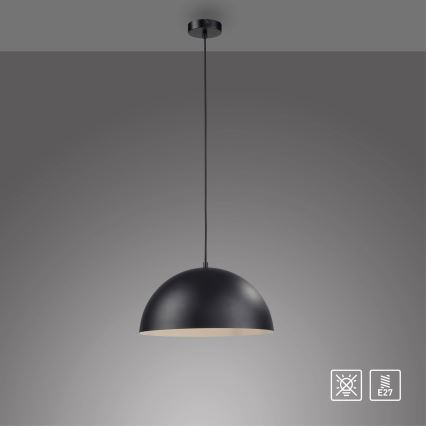 Schöner Wohnen 11728-18 - Pendelleuchte ALI 1xE27/25W/230V Ø 38 cm schwarz