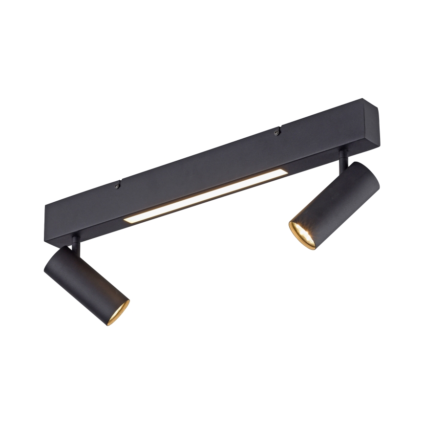 Schöner Wohnen 11793-18 - LED-Spot DANTE 2x GU10/10W/230V + LED/7,2W, schwarz