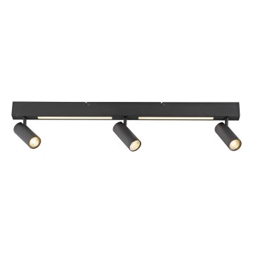 Schöner Wohnen 11794-18 - LED-Spot DANTE 3xGU10/10W/230V + LED/14,4W schwarz