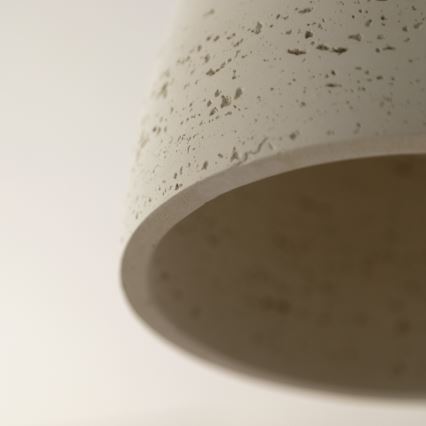 Schöner Wohnen 12541-42 - Pendelleuchte TRAVENTA, 3xE27/40W/230V, Beton