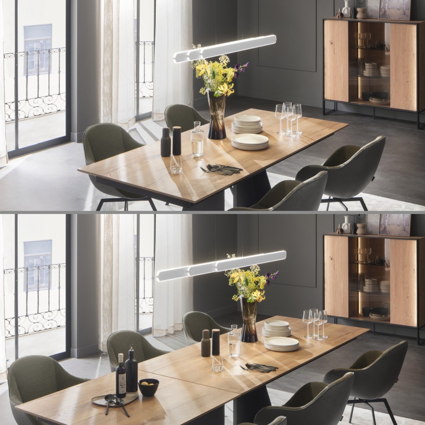 Schöner Wohnen 12577-16 - dimmbare Pendelleuchte an Kabel ADRIANA ROUND 2xLED/24W/230V 2700/3000/3500/4000/5000K weiß