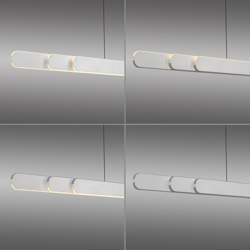 Schöner Wohnen 12577-16 - dimmbare Pendelleuchte an Kabel ADRIANA ROUND 2xLED/24W/230V 2700/3000/3500/4000/5000K weiß