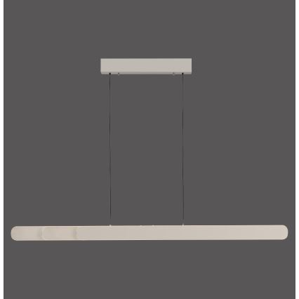 Schöner Wohnen 12577-39 - ADRIANA ROUND dimmbare Pendelleuchte an Kabel 2xLED/24W/230V 2700/3000/3500/4000/5000K grau