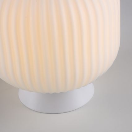 Schöner Wohnen 13573-16 - Tischleuchte NAMI 1xE27/25W/230V weiß