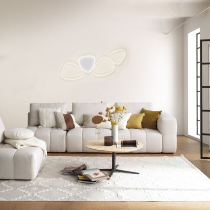 Schöner Wohnen 14039-16 - dimmbare LED-Deckenleuchte PEBBLES LED/35,5W/230V weiß