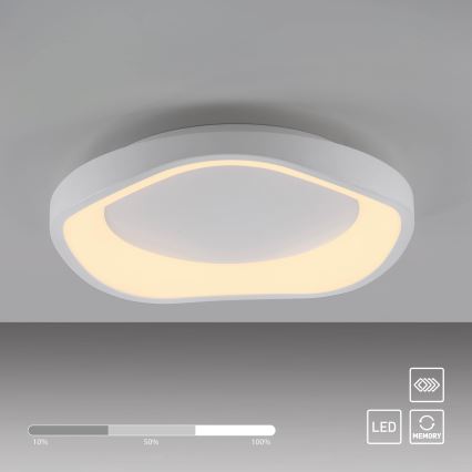 Schöner Wohnen 14233-16 - Dimmbare LED-Deckenleuchte MONTA LED/21W/230V Ø 40 cm weiß