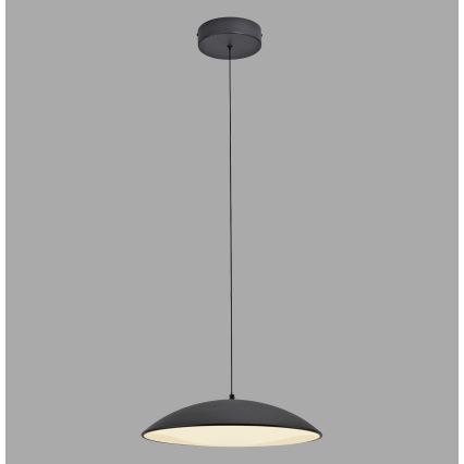 Schöner Wohnen 14606-18 - LED-dimmbarer Pendelleuchter LENTE, LED/17W/230V, Ø 40 cm, schwarz, mit Kabelabhängung