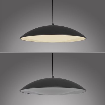 Schöner Wohnen 14606-18 - LED-dimmbarer Pendelleuchter LENTE, LED/17W/230V, Ø 40 cm, schwarz, mit Kabelabhängung