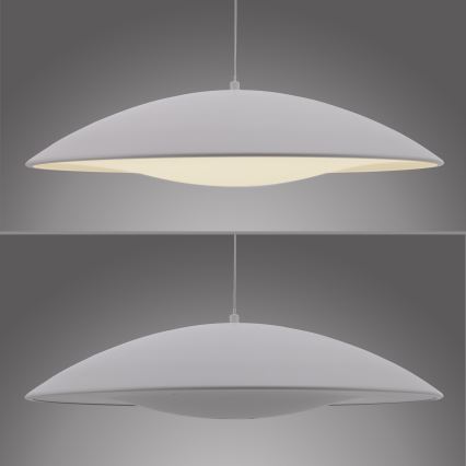 Schöner Wohnen 14607-16 - LENTE LED-Pendelleuchte, dimmbar, 23 W, 230 V, Ø 50 cm, weiß