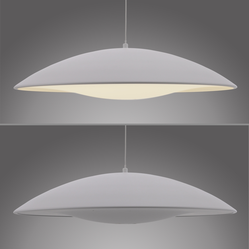 Schöner Wohnen 14607-16 - LENTE LED-Pendelleuchte, dimmbar, 23 W, 230 V, Ø 50 cm, weiß