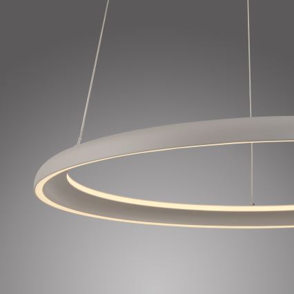 Schöner Wohnen 15570-39 - QUILLO LED-Pendelleuchte, dimmbar, 36W/230V, Ø 60 cm, grau