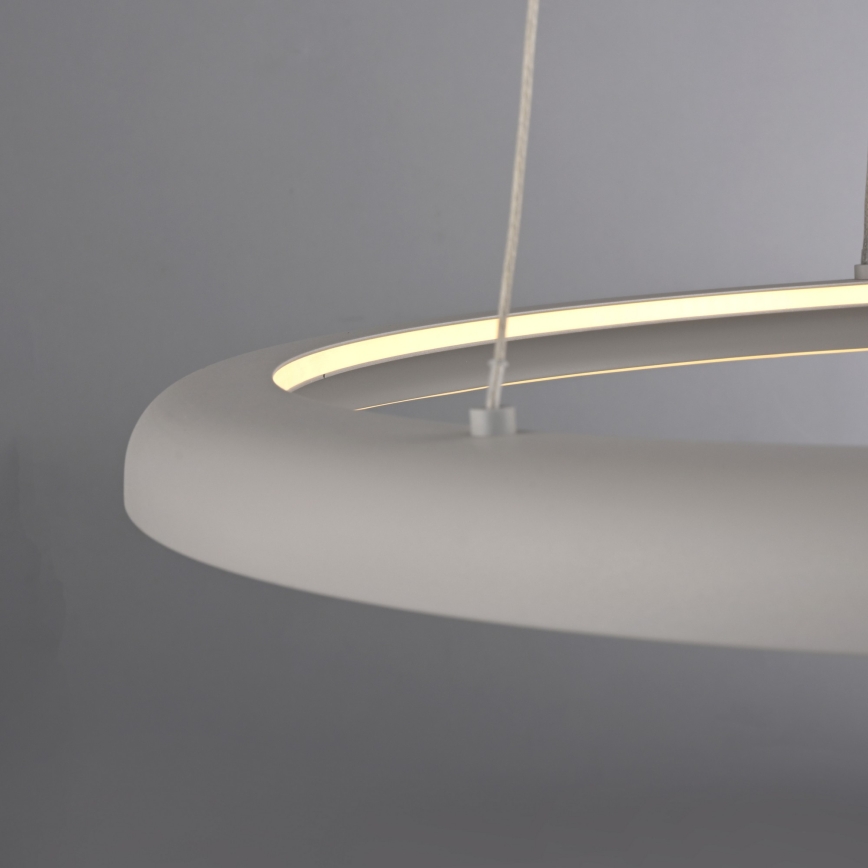 Schöner Wohnen 15570-39 - QUILLO LED-Pendelleuchte, dimmbar, 36W/230V, Ø 60 cm, grau