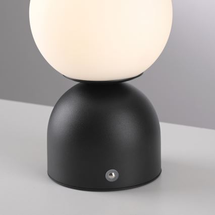 Schöner Wohnen 19218-18 - Wiederaufladbare, dimmbare Touch-LED-Tischlampe RUDI LED/1,2W/5V 3000-6000K 1200 mAh schwarz