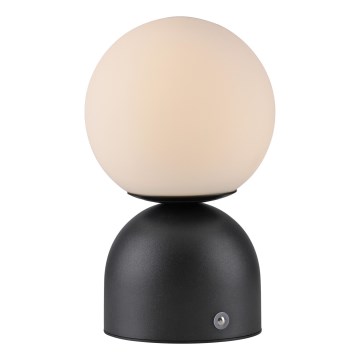 Schöner Wohnen 19218-18 - Wiederaufladbare, dimmbare Touch-LED-Tischlampe RUDI LED/1,2W/5V 3000-6000K 1200 mAh schwarz