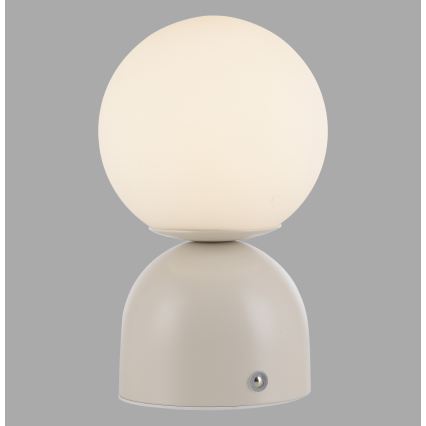 Schöner Wohnen 19218-39 - Aufladbare, per Touch dimmbare LED-Tischlampe RUDI LED/1,2W/5V 3000-6000K 1200 mAh grau